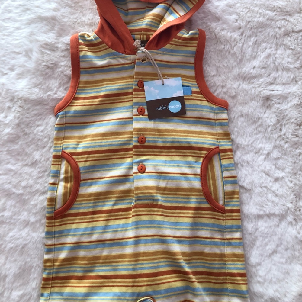 Rabbit Moon Boutique Brand Romper size 6-9 mo